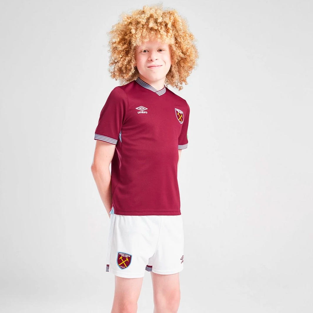 1-272 West Ham 2025/26 Home – Kit Kids - Image 1