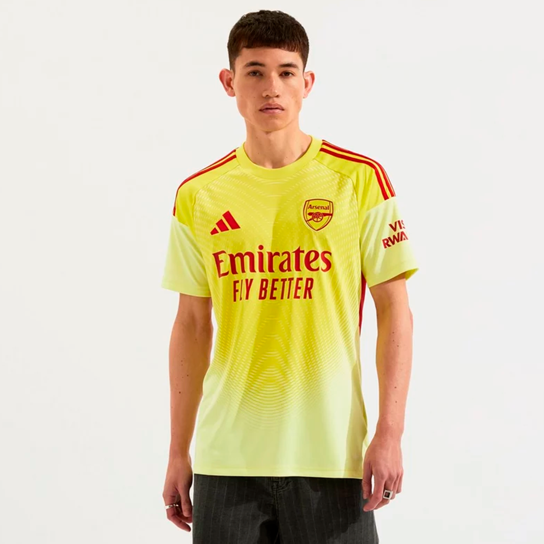 10-18 Arsenal 2025/26 Goalkeeper Jersey – Fan Version - Image 1