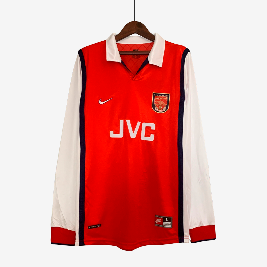 3-358_d9075301-9834-455c-b471-c436be194a6d Arsenal 1998/99 Home Jersey Long Sleeve – Retro Version - Image 1