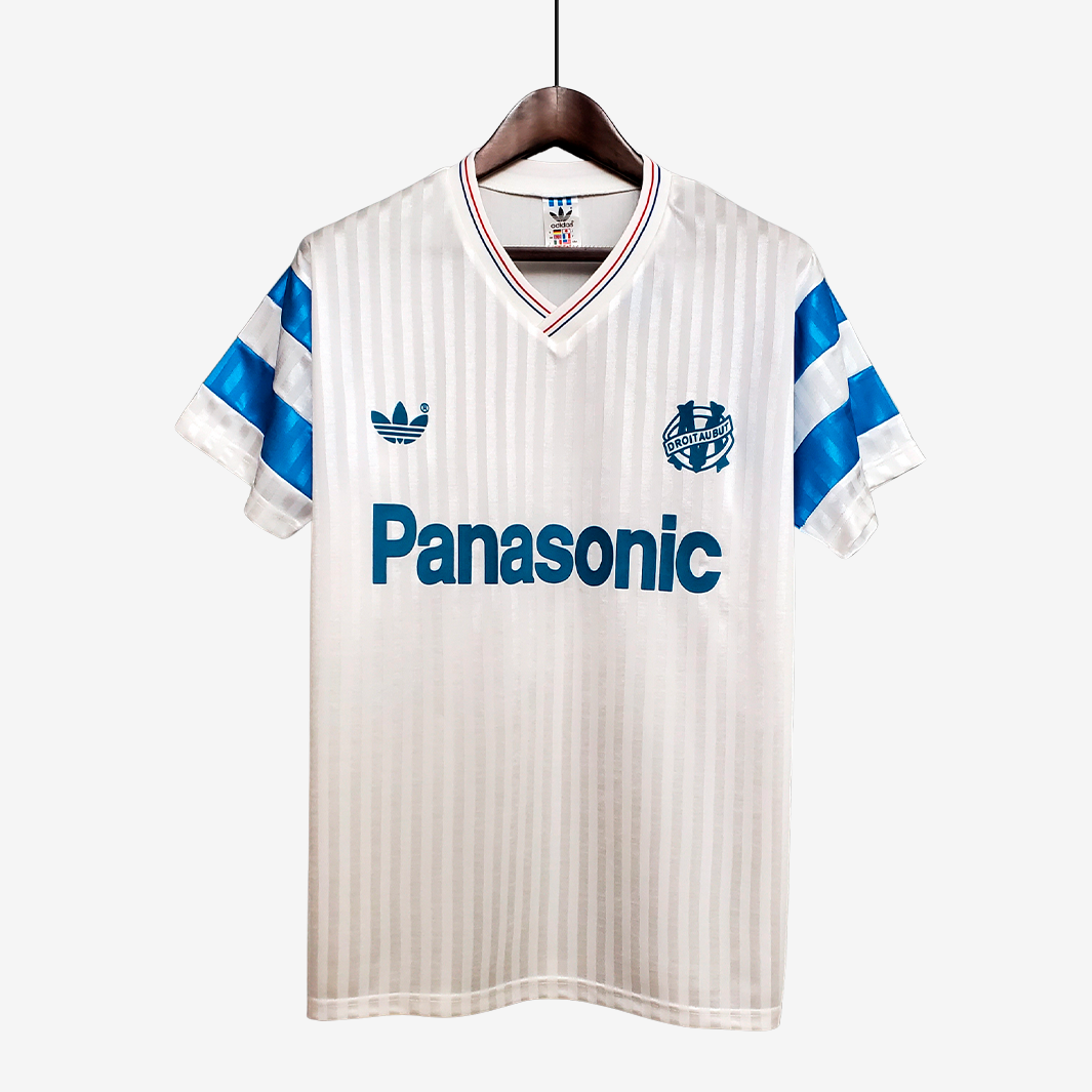 5-823 Olympique Marseille 1990/91 Home Jersey Retro Version - Image 1