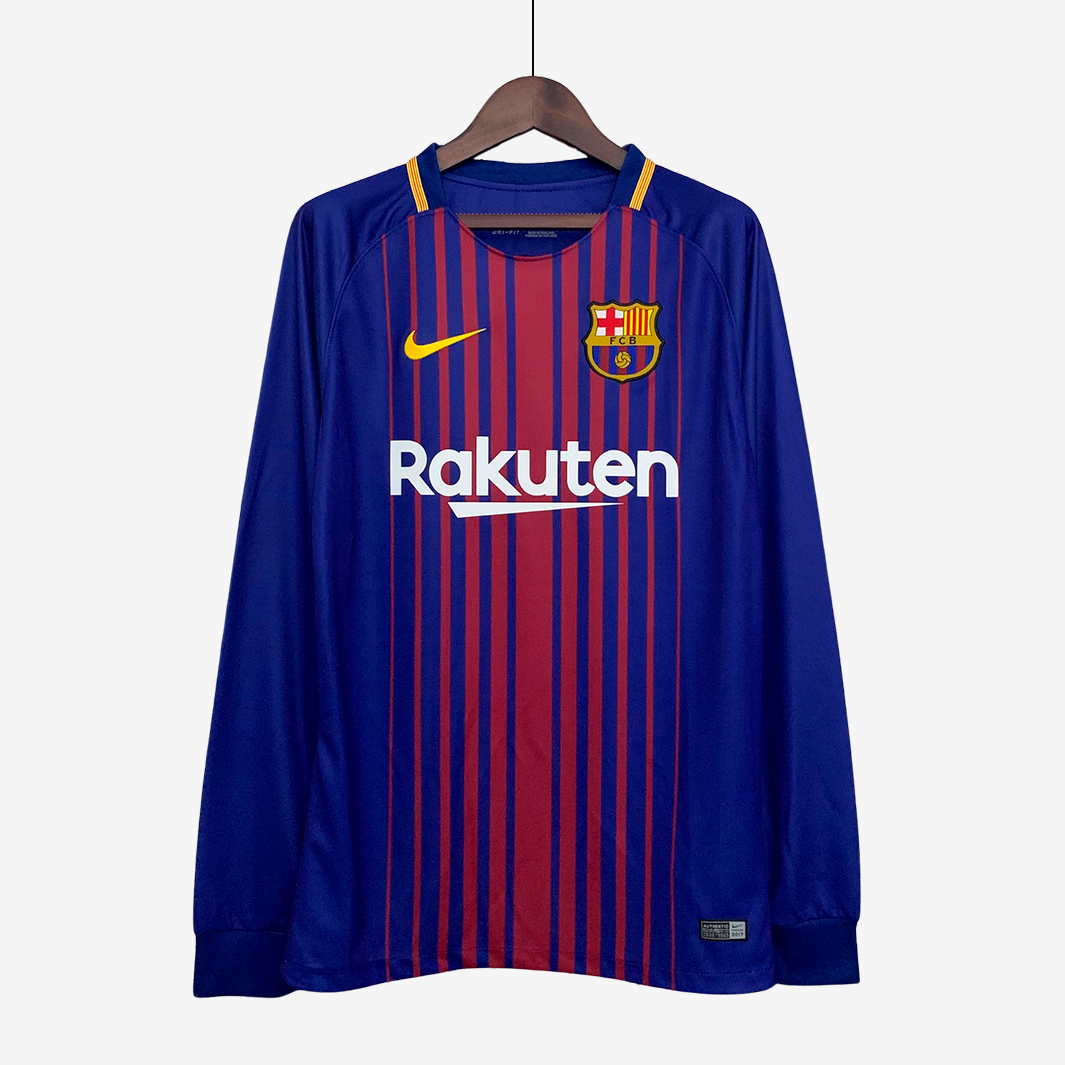 5-94_f648096d-1c9f-4f5b-b507-c845cfb14622 Barcelona 2017/18 Home Jersey Long Sleeve – Retro Version - Image 1