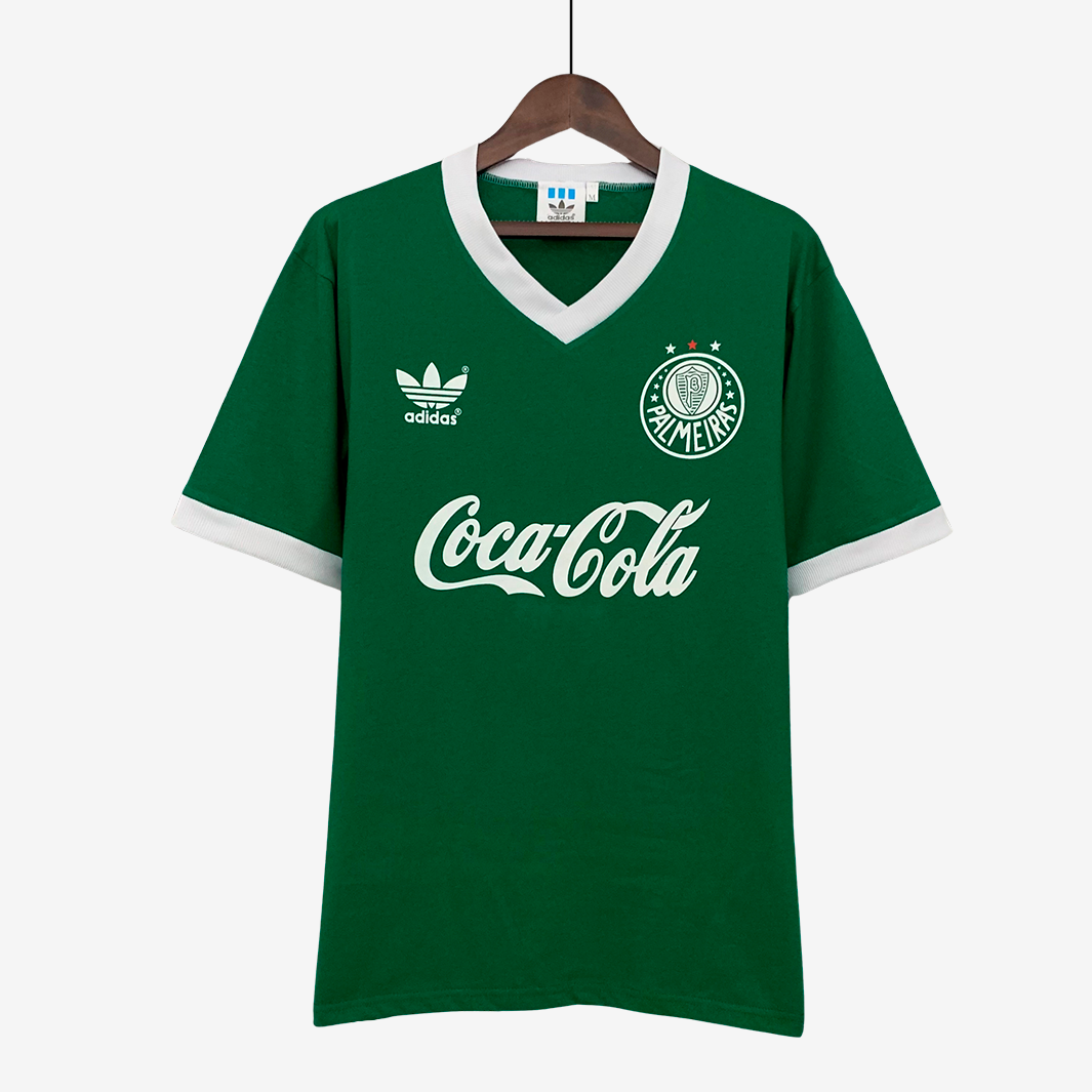 6-554 Palmeiras 1987/88 Home Jersey Retro Version - Image 1