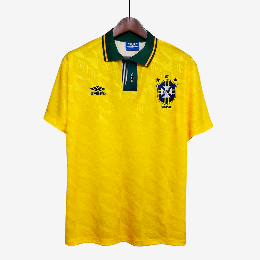 6-98 Brazil 1991/93 Home Jersey – Retro Version - Image 1