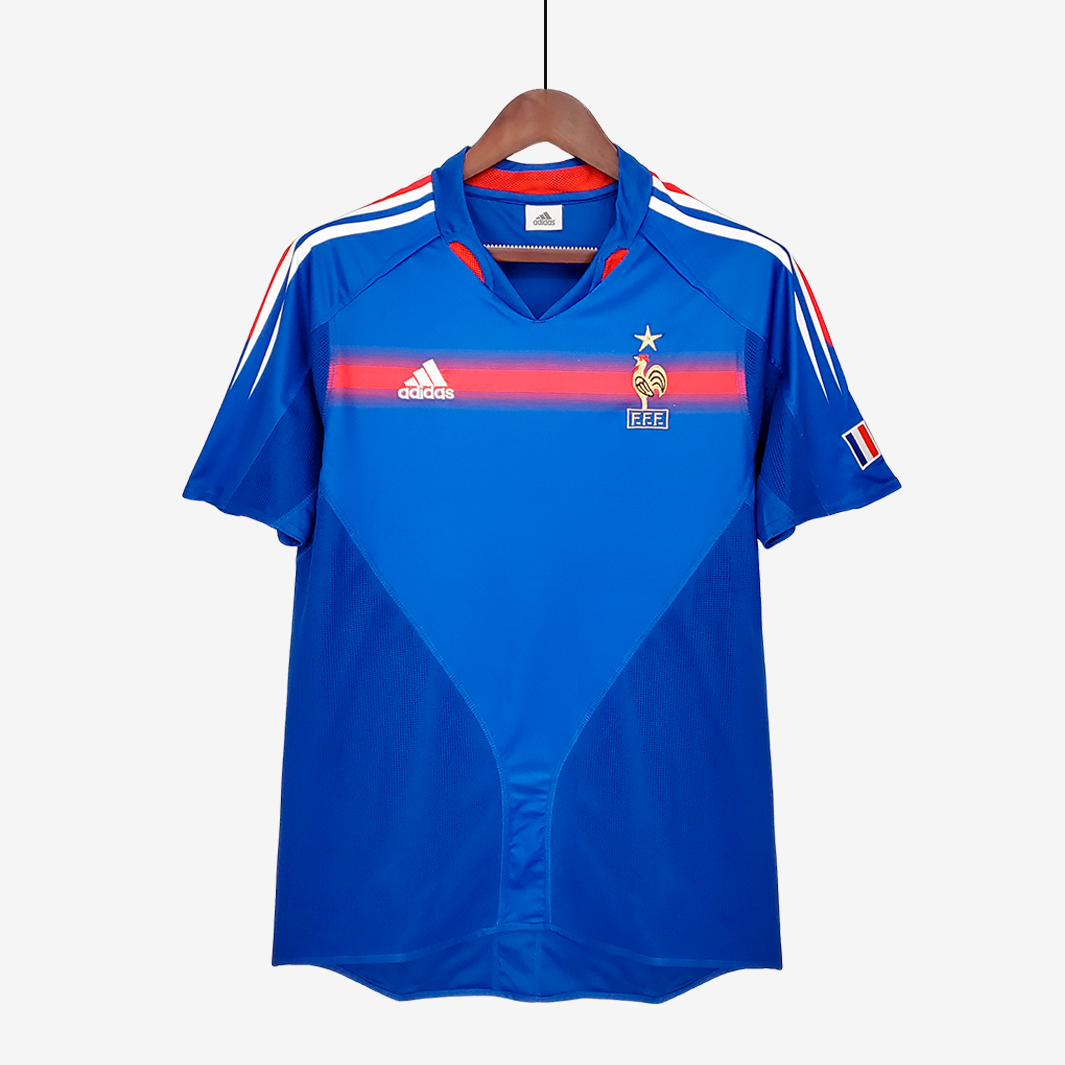 7-171 France 2004 Home Jersey – Retro Version - Image 1