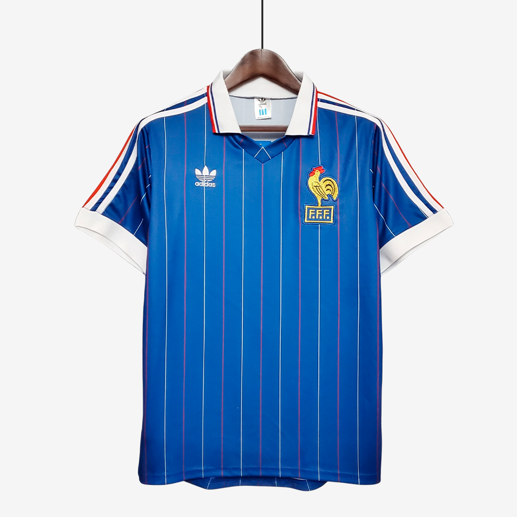 7-254 France 1982 Home Jersey Retro Version - Image 1
