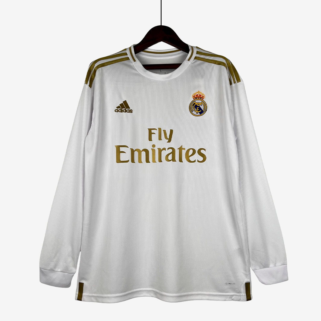 7-347_03a84143-2b99-4a4b-97e1-567e7685878c Real Madrid 2019/20 Home Jersey Long Sleeve – Retro Version - Image 1