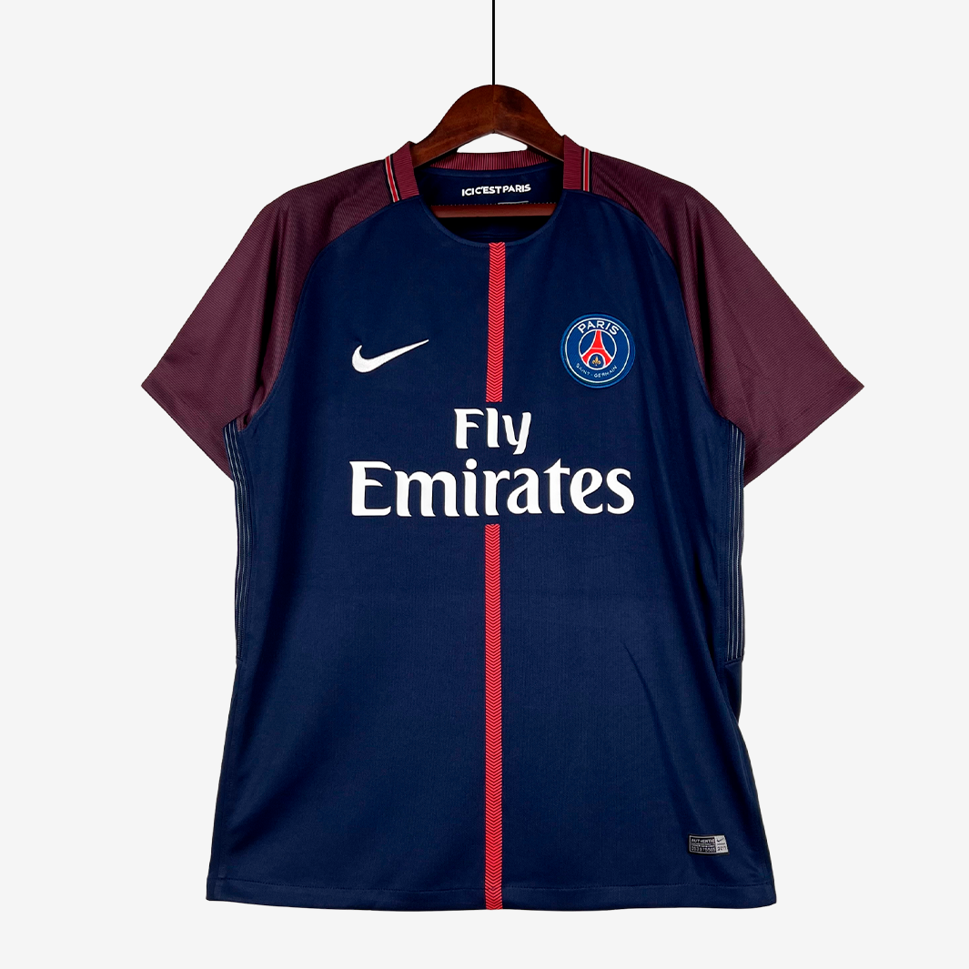 8-1 Paris Saint-Germain (PSG) 2017/18 Home Jersey – Retro Version - Image 1