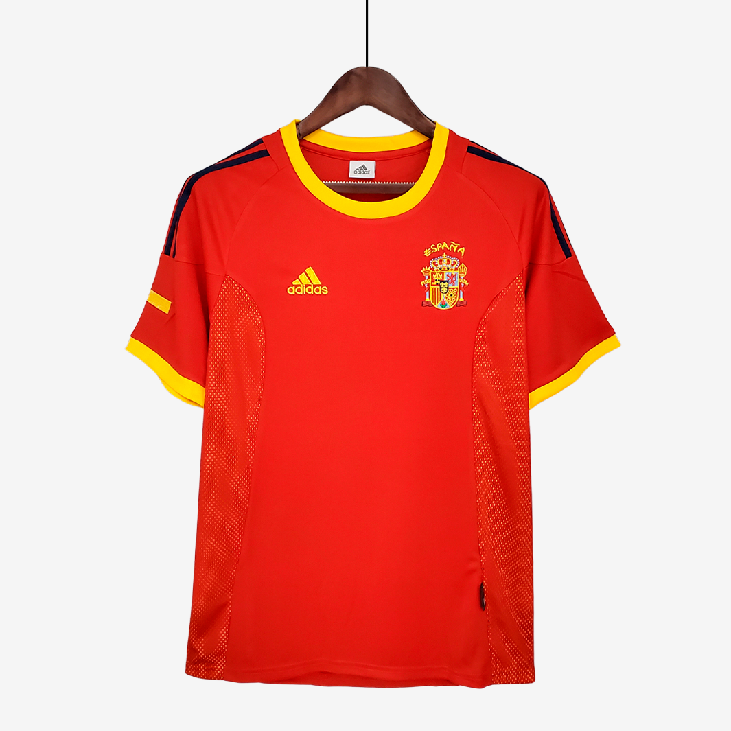 8-105 Spain 2002 Home Jersey – Retro Version - Image 1