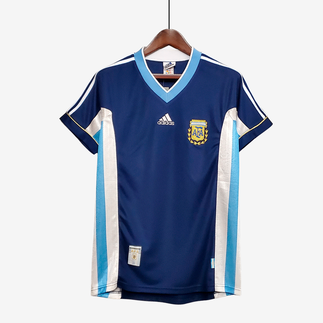 8-144 Argentina 1998 Away Jersey Retro Version - Image 1