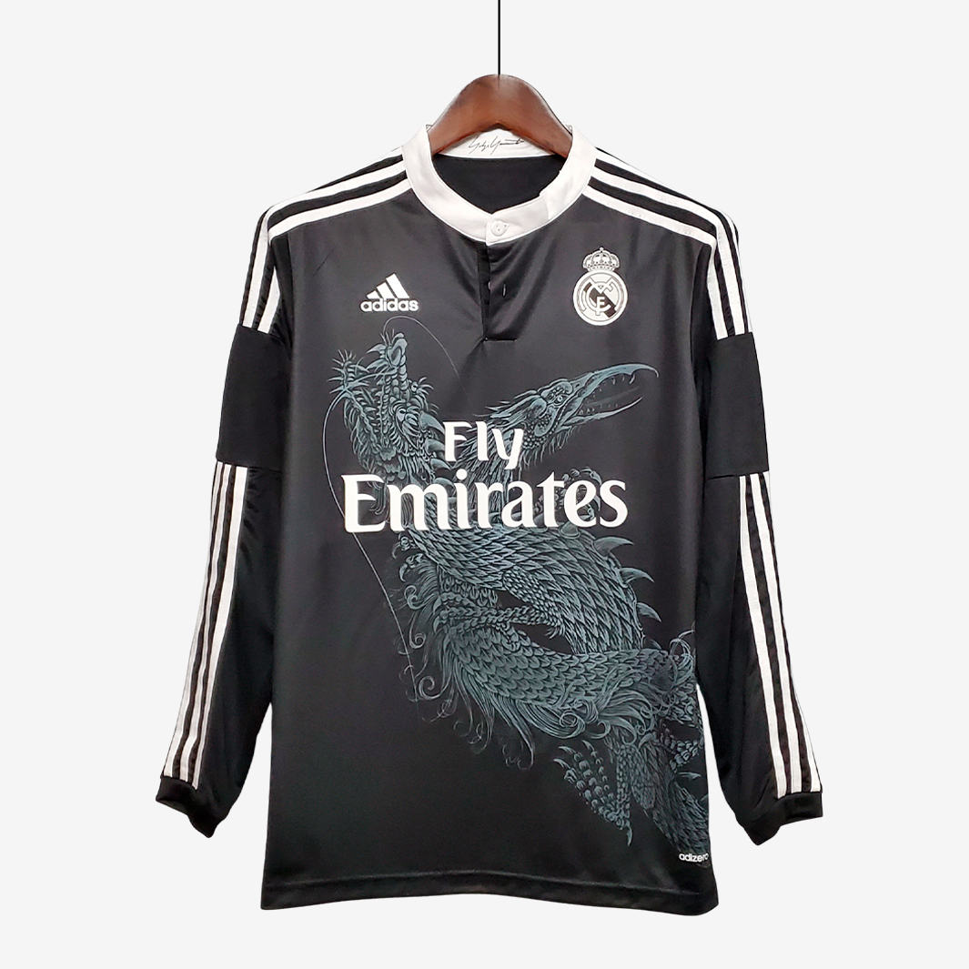 8-177 Real Madrid 2014/15 Third Jersey Long Sleeve Retro Version - Image 1