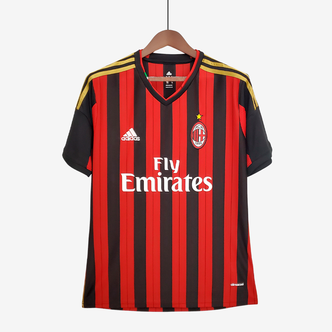 8-80 AC Milan 2013/14 Home Jersey – Retro Version - Image 1