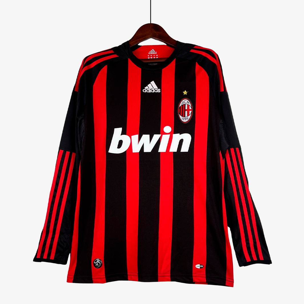 8-95_c3be2ed8-f5bb-476f-b46b-41f88107c437 AC Milan 2008/09 Home Jersey Long Sleeve – Retro Version - Image 1