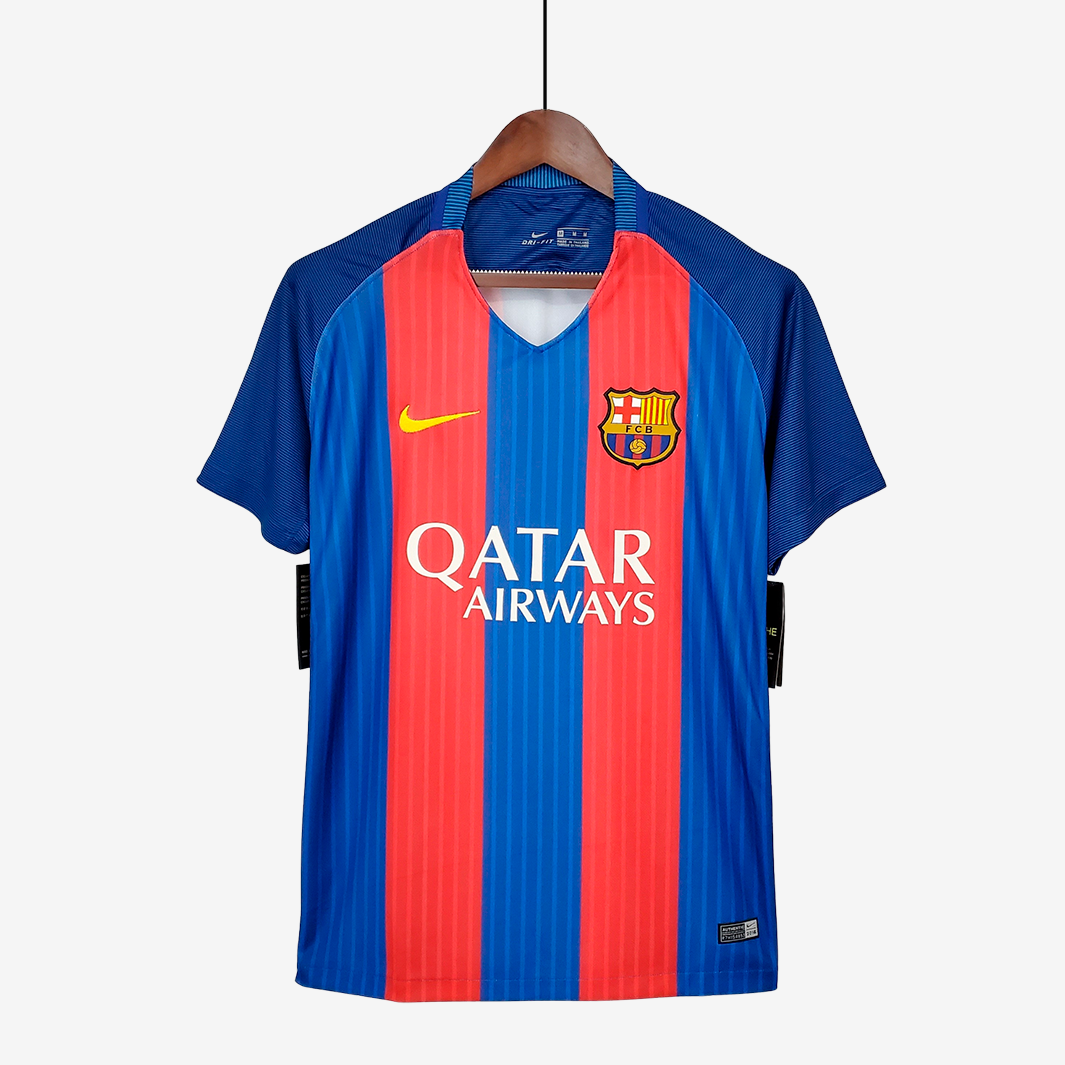 8-97 Barcelona 2016/17 Home Jersey – Retro Version - Image 1
