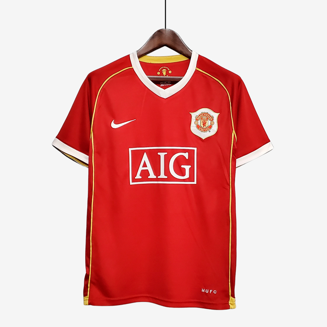 11-4 Manchester United 2006/07 Home Jersey Retro Version - Image 1