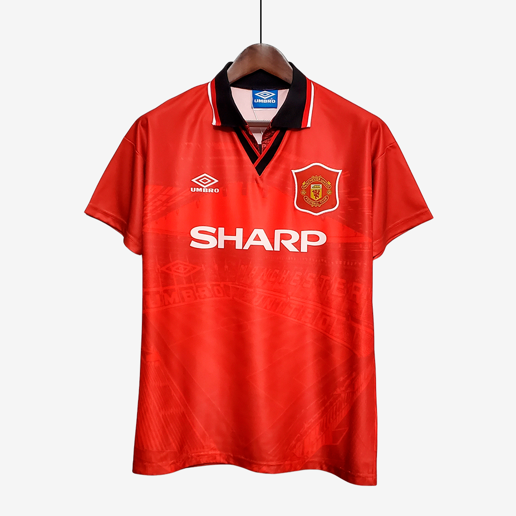 4-413 Manchester United 1994/96 Home Jersey Retro Version - Image 1