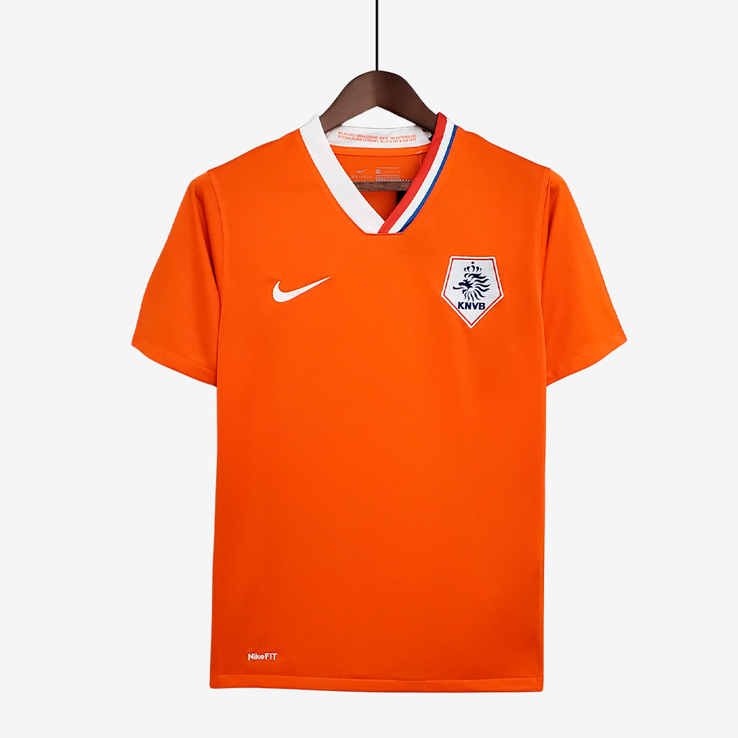 6-127 Netherlands 2008 Home Jersey – Retro Version - Image 1
