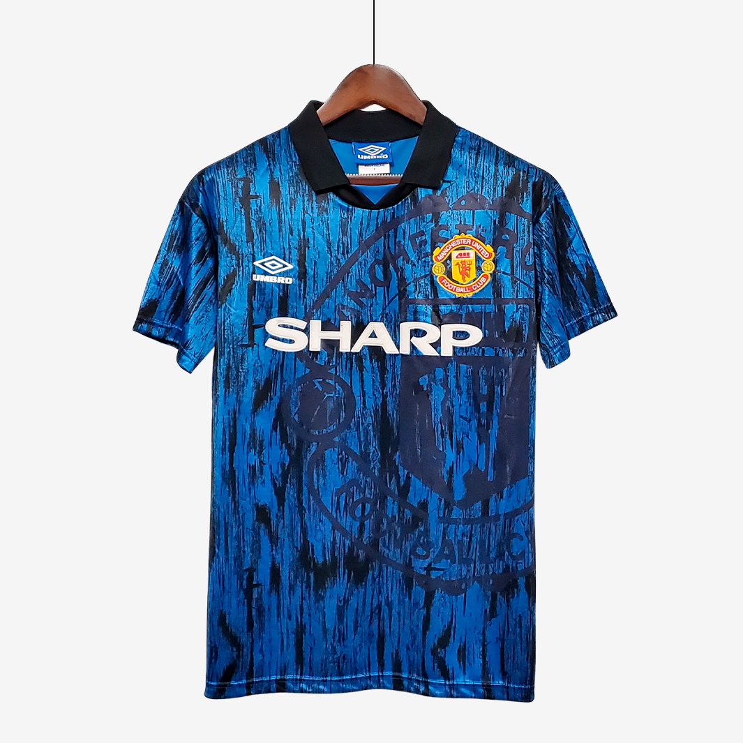 7-296 Manchester United 1992/93 Away Jersey Retro Version - Image 1