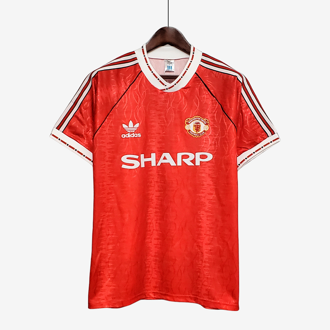 7-314 Manchester United 1990/92 Home Jersey Retro Version - Image 1