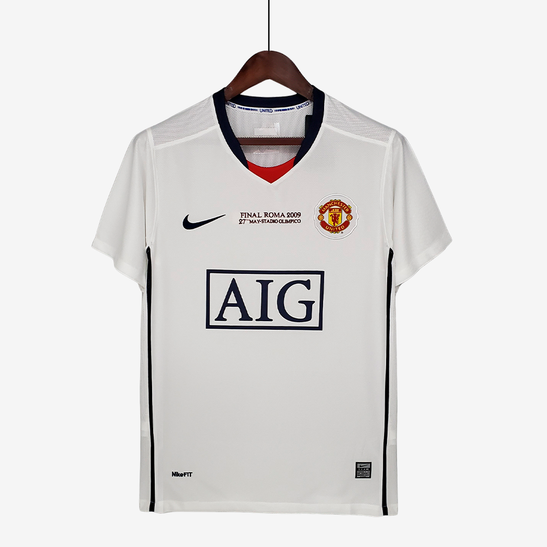 8-95 Manchester United 2008/09 Away Jersey UCL – Retro Version - Image 1