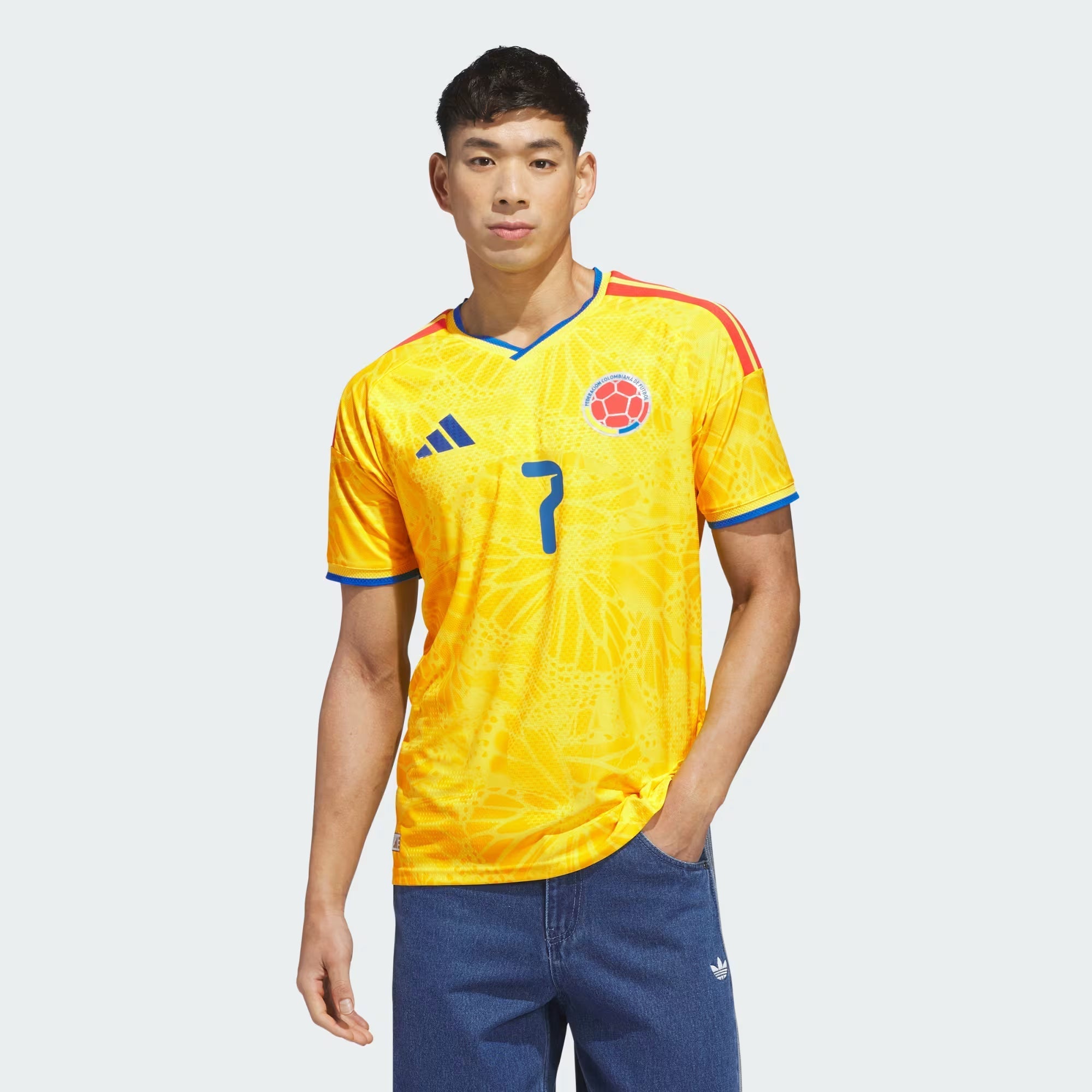Colombia 2025/26 Home #7 Luis Diaz - Fan Version - Image 1