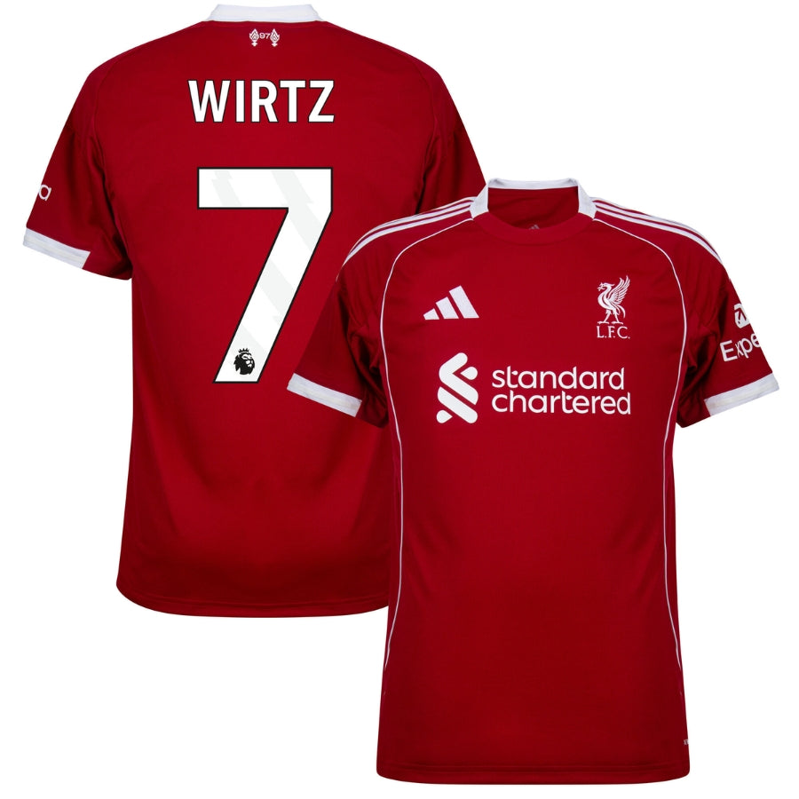 Liverpool Florian Wirtz 7 Home Fan Jersey 2025/26 - Image 1
