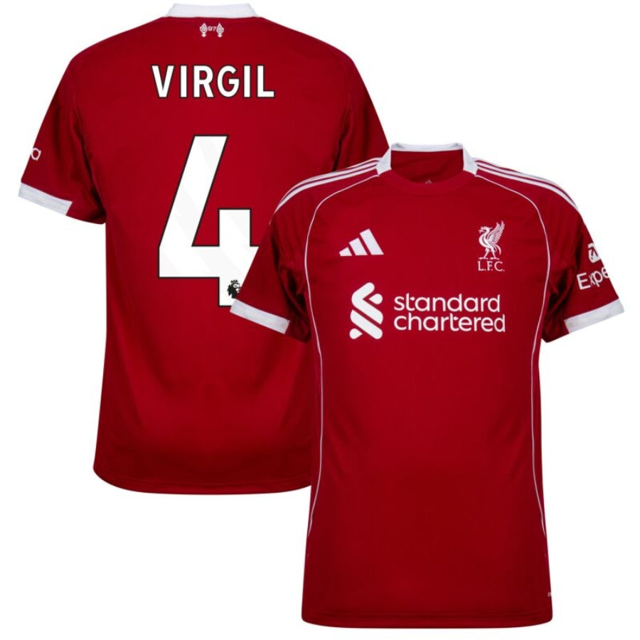 Liverpool Virgil 4 Home Fan Jersey 2025/26 - Image 1