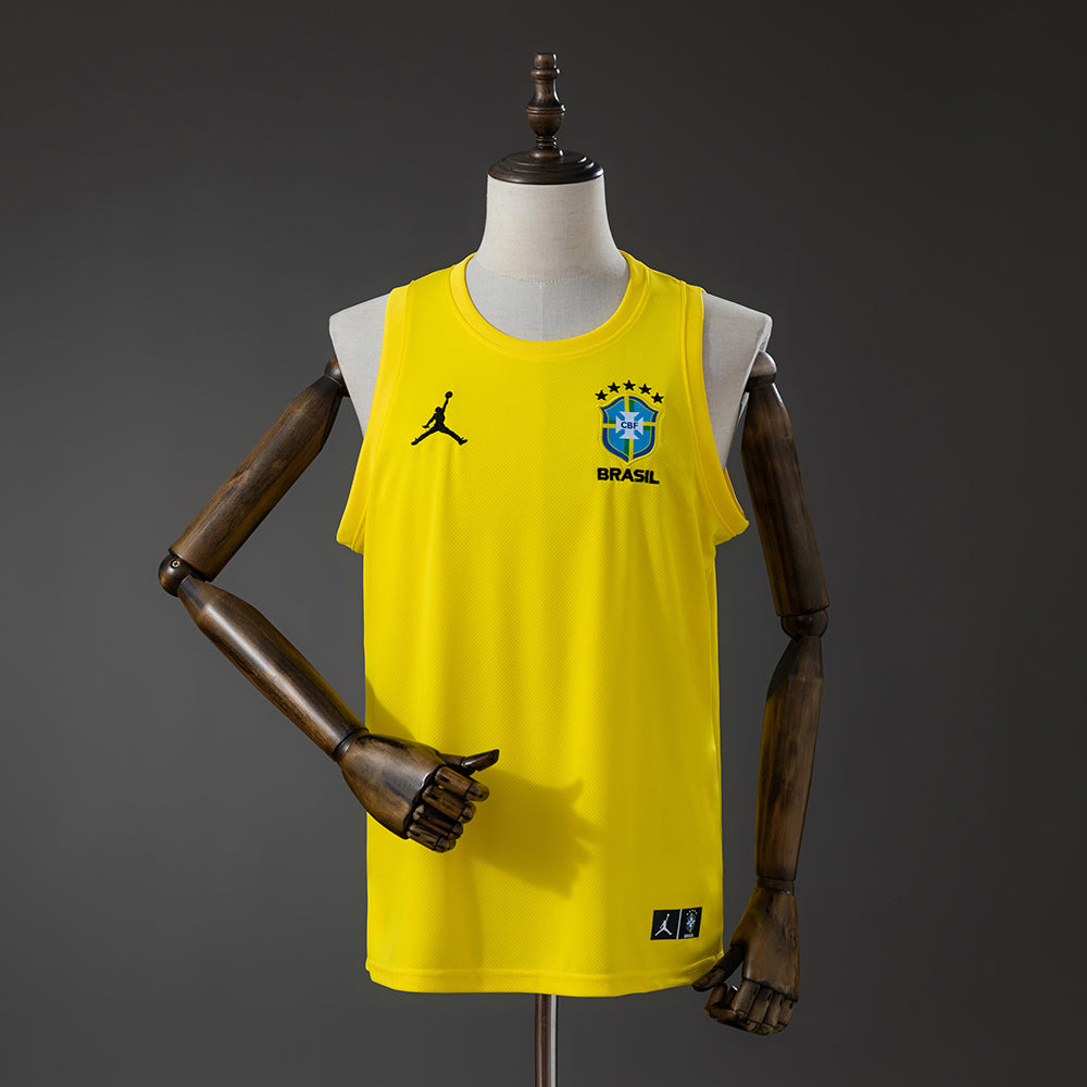 Brazil 2026 Training Vest Yellow - Image 1