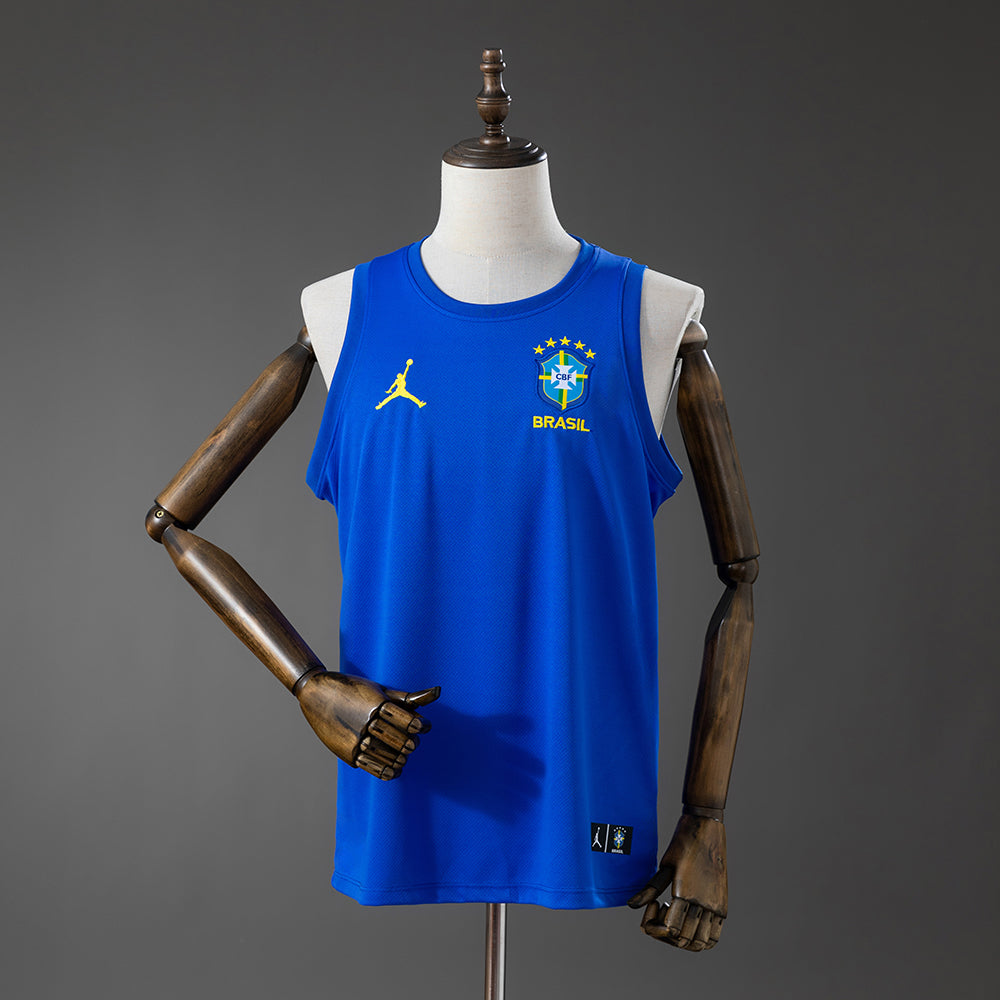 Brazil 2026 Training Vest Blue - Image 1